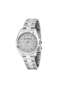 Zegarek KARL LAGERFELD R0553101509 Srebrny ze sklepu eobuwie.pl w kategorii Zegarki - zdjęcie 183971197