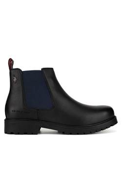 Sztyblety U.S. Polo Assn. YUMI001M/DLE1 Czarny ze sklepu eobuwie.pl w kategorii Buty zimowe męskie - zdjęcie 183971446