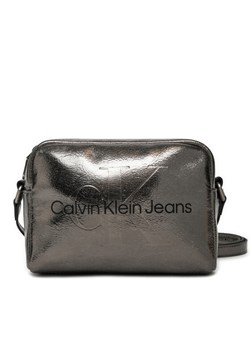 Torebka Calvin Klein K60K612731 Złoty ze sklepu eobuwie.pl w kategorii Listonoszki - zdjęcie 183971449