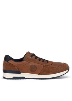Sneakersy Rieker 16113-24 Brązowy ze sklepu eobuwie.pl w kategorii Buty sportowe męskie - zdjęcie 183971465