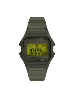 Zegarek Timex T80 TW2U94000 Zielony ze sklepu eobuwie.pl w kategorii Zegarki - zdjęcie 183971526