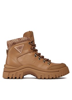 Botki Guess Lofira FL8LOF ELE12 Beżowy ze sklepu eobuwie.pl w kategorii Workery damskie - zdjęcie 183971535