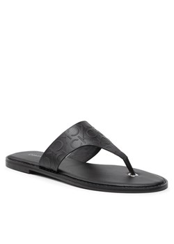 Japonki Calvin Klein Almond Flat Tp Slide Hf HW0HW01159 Czarny ze sklepu eobuwie.pl w kategorii Klapki damskie - zdjęcie 183971669