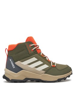 Trekkingi adidas Terrex Ax4r Mid IF6523 Zielony - id: 0000304161681 - marki adidas - 183971676 Trekkingi adidas Terrex Ax4r Mid IF6523 Zielony ze sklepu eobuwie.pl w kategorii Buty trekkingowe dziecięce - zdjęcie 183971676