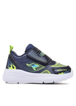 Sneakersy KangaRoos K-Iq Flint V 00003 000 4054 M Granatowy ze sklepu eobuwie.pl w kategorii Buty sportowe dziecięce - zdjęcie 183971797