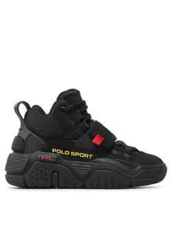 Sneakersy Polo Ralph Lauren PS100 809846180001 Czarny ze sklepu eobuwie.pl w kategorii Buty sportowe damskie - zdjęcie 183971815