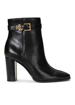 Botki LAUREN RALPH LAUREN 802937808001 Czarny ze sklepu eobuwie.pl w kategorii Botki - zdjęcie 183971827