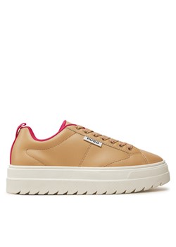 Sneakersy Hugo Lyssa Tenn 50520718 Beżowy ze sklepu eobuwie.pl w kategorii Buty sportowe damskie - zdjęcie 183971936