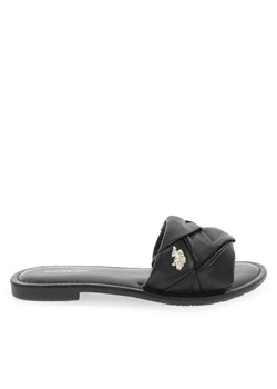 Klapki U.S. Polo Assn. Linda LINDA003 LTH Czarny ze sklepu eobuwie.pl w kategorii Klapki damskie - zdjęcie 183971985