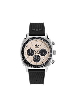 Zegarek adidas Fashion Master Originals One Chrono AOFH23503 Czarny ze sklepu eobuwie.pl w kategorii Zegarki - zdjęcie 183972006