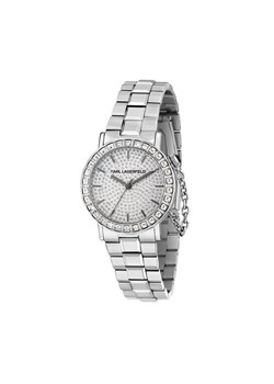 KARL LAGERFELD Zegarek R0553100506 Srebrny ze sklepu MODIVO w kategorii Zegarki - zdjęcie 183985126