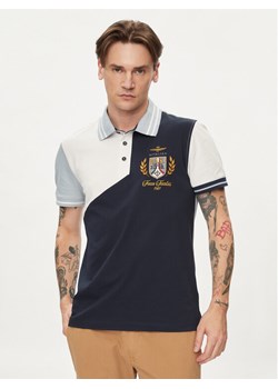 Aeronautica Militare Polo 241PO1764P199 Granatowy Regular Fit ze sklepu MODIVO w kategorii T-shirty męskie - zdjęcie 183985168