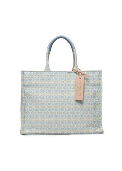 Coccinelle Torebka Never Without Bag Monogram E1 MBD 18 02 01 Błękitny ze sklepu MODIVO w kategorii Torby Shopper bag - zdjęcie 183985207