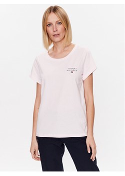 Tommy Hilfiger T-Shirt UW0UW04525 Różowy Regular Fit ze sklepu MODIVO w kategorii Bluzki damskie - zdjęcie 183985208