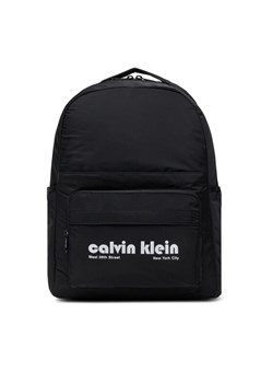 Calvin Klein Jeans Plecak Ckj Graphic Ck Multi Funct Backp LV04G3162G Czarny ze sklepu MODIVO w kategorii Plecaki - zdjęcie 183985238