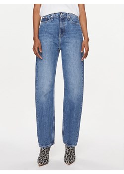 Calvin Klein Jeans Jeansy J20J221244 Niebieski Straight Fit ze sklepu MODIVO w kategorii Jeansy damskie - zdjęcie 183985248