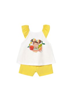 Mayoral Komplet top i spodenki 1234 Żółty Regular Fit ze sklepu MODIVO w kategorii Odzież dla niemowląt - zdjęcie 183985249