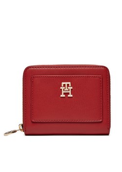 Tommy Hilfiger Duży Portfel Damski Distinct Med Za AW0AW16722 Czerwony ze sklepu MODIVO w kategorii Portfele damskie - zdjęcie 183985279