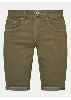 Petrol Industries Szorty jeansowe M-1030-SHO005 Beżowy Regular Fit ze sklepu MODIVO w kategorii Spodenki męskie - zdjęcie 183985429