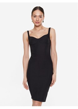 Elisabetta Franchi Sukienka koktajlowa AB-325-31E2-V360 Czarny Slim Fit ze sklepu MODIVO w kategorii Sukienki - zdjęcie 183985466