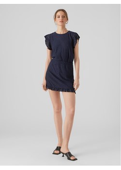 Vero Moda Bluzka Tassa 10286067 Granatowy Loose Fit - id: 0000302056972 - marki Vero Moda - 183985498 Vero Moda Bluzka Tassa 10286067 Granatowy Loose Fit ze sklepu MODIVO w kategorii Bluzki damskie - zdjęcie 183985498
