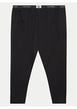 Calvin Klein Underwear Spodnie dresowe 000QS6960E Czarny Regular Fit ze sklepu MODIVO w kategorii Spodnie damskie - zdjęcie 183985557