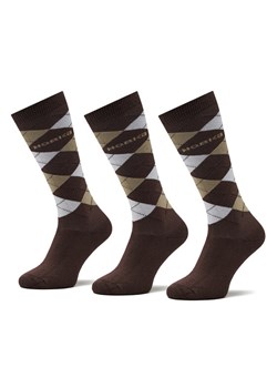 Horka Zestaw 3 par wysokich skarpet unisex Riding Socks 145450 Brązowy ze sklepu MODIVO w kategorii Skarpetki damskie - zdjęcie 183985575