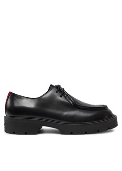 Tommy Jeans Półbuty Tjm Smart Derby Shoe EM0EM01418 Czarny ze sklepu MODIVO w kategorii Buty eleganckie męskie - zdjęcie 183985646