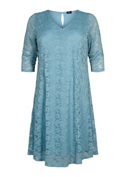 Zizzi Sukienka koktajlowa E02610A Niebieski Feminine Fit - id: 0000301821960 - marki Zizzi - 183985756 Zizzi Sukienka koktajlowa E02610A Niebieski Feminine Fit ze sklepu MODIVO w kategorii Sukienki - zdjęcie 183985756