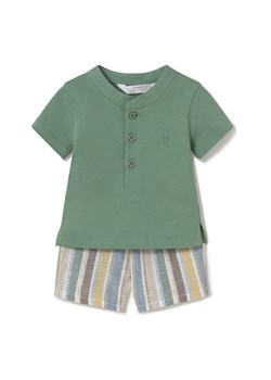 Mayoral Komplet polo i spodenki 1217 Zielony Regular Fit ze sklepu MODIVO w kategorii Odzież dla niemowląt - zdjęcie 183985788