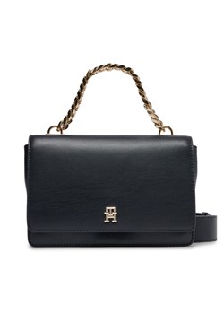 Tommy Hilfiger Torebka Th Refined Med Crossover AW0AW15725 Granatowy ze sklepu MODIVO w kategorii Listonoszki - zdjęcie 183985807