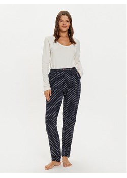 Tommy Hilfiger Piżama UW0UW05396 Granatowy Regular Fit ze sklepu MODIVO w kategorii Piżamy damskie - zdjęcie 183985829
