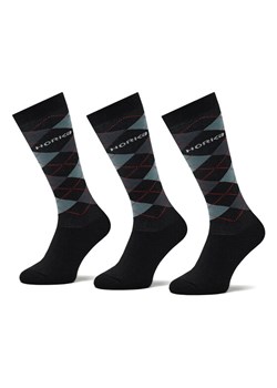 Horka Zestaw 3 par wysokich skarpet unisex Riding Socks 145450-0000-0206 Czarny ze sklepu MODIVO w kategorii Skarpetki dziecięce - zdjęcie 183985909