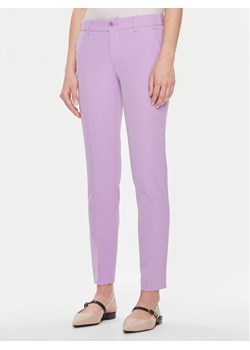 Liu Jo Spodnie materiałowe MF3229 T7896 Fioletowy Regular Fit ze sklepu MODIVO w kategorii Spodnie damskie - zdjęcie 183985916