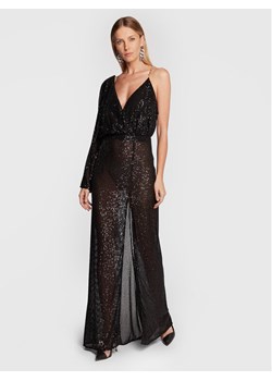Elisabetta Franchi Sukienka wieczorowa AB-288-27E2-V560 Czarny Regular Fit ze sklepu MODIVO w kategorii Sukienki - zdjęcie 183985919