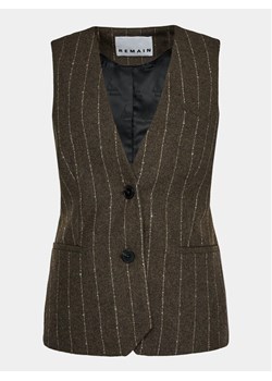 Remain Kamizelka garniturowa 5006301698 Brązowy Regular Fit ze sklepu MODIVO w kategorii Kamizelki damskie - zdjęcie 183985978