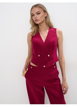 Mohito - Elegancka kamizelka - fuksjowy ze sklepu Mohito w kategorii Kamizelki damskie - zdjęcie 183991778