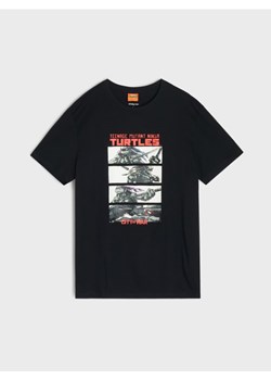 Sinsay - Koszulka z nadrukiem Teenage Mutant Ninja Turtles - czarny ze sklepu Sinsay w kategorii T-shirty męskie - zdjęcie 183992677