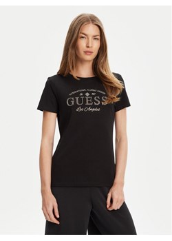Guess T-Shirt V5YI13 J1314 Czarny Regular Fit ze sklepu MODIVO w kategorii Bluzki damskie - zdjęcie 183992847