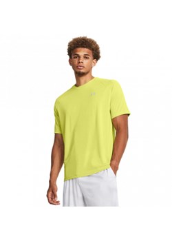 Męska koszulka treningowa Under Armour UA Tech Reflective SS - żółta ze sklepu Sportstylestory.com w kategorii T-shirty męskie - zdjęcie 183993778