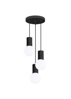 Czarny loftowy żyrandol - K600-Buble ze sklepu Edinos.pl w kategorii Lampy wiszące - zdjęcie 183995057