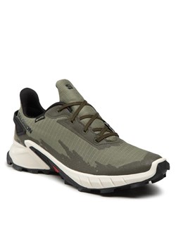 Buty do biegania Salomon Alphacross 4 Gtx GORE-TEX 417230 26 V0 Zielony ze sklepu eobuwie.pl w kategorii Buty sportowe męskie - zdjęcie 183995219
