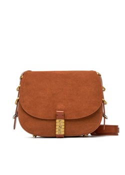 PINKO Torebka Saddle Classic PE 25 PLTT 103830 A29N Brązowy ze sklepu MODIVO w kategorii Listonoszki - zdjęcie 183995786