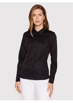 Guess Koszula W2YH41 WAF10 Czarny Slim Fit ze sklepu MODIVO w kategorii Koszule damskie - zdjęcie 183995787