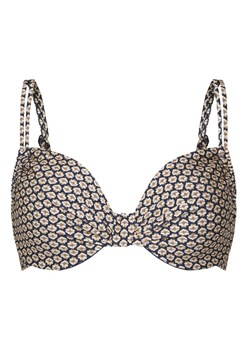 YSABEL MORA Góra od bikini 82929 Granatowy ze sklepu MODIVO w kategorii Stroje kąpielowe - zdjęcie 183995805
