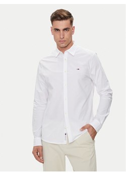 Tommy Jeans Koszula Entry DM0DM19519 Biały Regular Fit ze sklepu MODIVO w kategorii Koszule męskie - zdjęcie 183995828