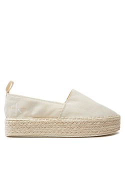 Calvin Klein Jeans Espadryle Platform Espadrille Ml Btw YW0YW01378 Écru ze sklepu MODIVO w kategorii Espadryle damskie - zdjęcie 183995838