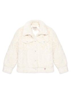 Guess Kożuch J5YL18 K8BV0 Écru Regular Fit ze sklepu MODIVO w kategorii Kurtki dziewczęce - zdjęcie 183995865