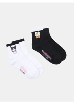 Sinsay - Skarpetki 2 pack Hello Kitty - wielobarwny ze sklepu Sinsay w kategorii Skarpetki damskie - zdjęcie 183998167