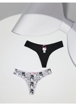 Sinsay - Stringi typu tanga 2 pack Hello Kitty - wielobarwny ze sklepu Sinsay w kategorii Majtki damskie - zdjęcie 183998298